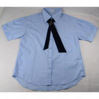 Блузка для девочки (Делорас) короткий рукав цвет голубой арт.63938СS размерный ряд 34/134-46/170