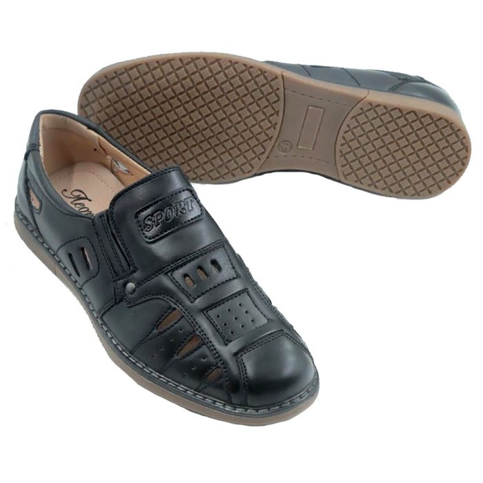 Туфли для мальчика (Леопард) черные верх-искусственная кожа подкладка-искусственная кожа размерный ряд 31-36 арт.ld-1051-9