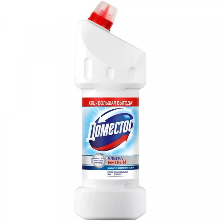 Чистящее средство для сантехники Domestos 1500мл Ультра Белый (Ст.12)