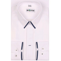 Сорочка детская длинный рукав размерный ряд 29/116-122-36/158-164  цвет белый Brostem арт.BRDS2A18-00d**