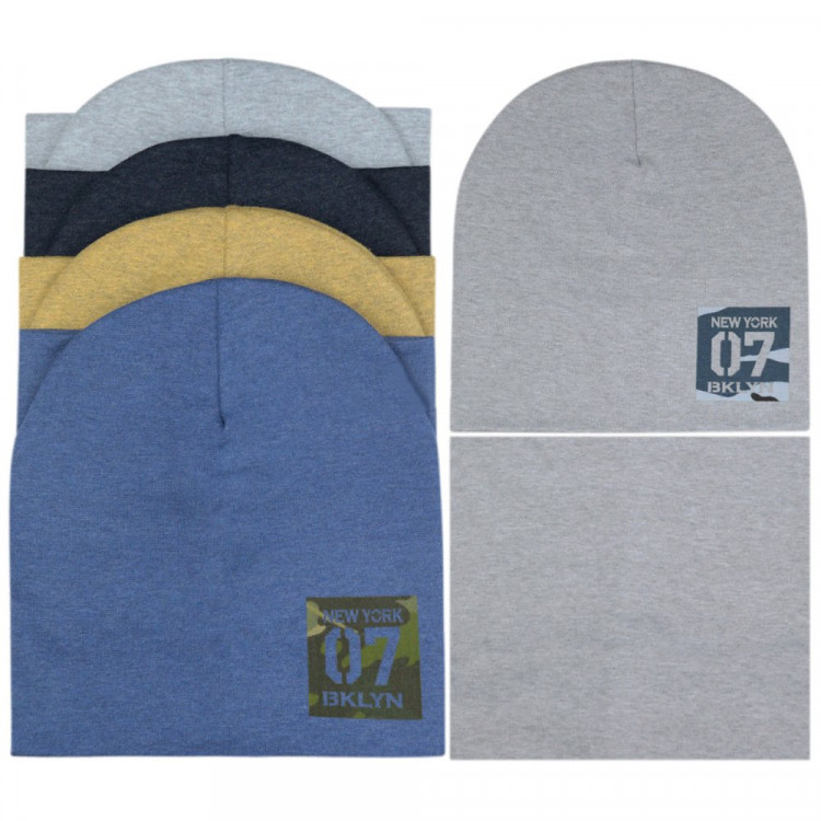 яяяКомплект демисезонный для мальчика (Полярик) арт.F-46-95 (Шапка+снуд) цвет в ассортименте