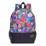 Рюкзак для девочки (Grizzly) арт.RX-941-2 акварель 29х41х18 см