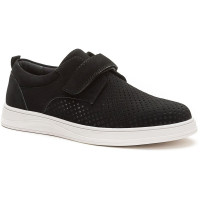 Полуботинки для мальчика(GRUNBERG) цвет черный верх-искусственный нубук подкладка -натуральная кожа арт.158621/06-02