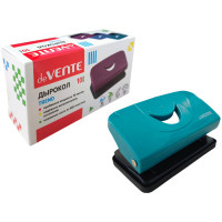 Дырокол (10л) deVENTE пластиковый Trend изумрудно-бирюзовый арт.4020503