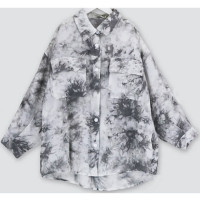 Рубашка для девочки арт.Deloras 22212 размер 34/134-44/164 цвет черный