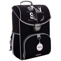 Ранец для мальчиков школьный (ErichKrause) ErgoLine Moon Cycle черный 25x37x14 см арт.56776