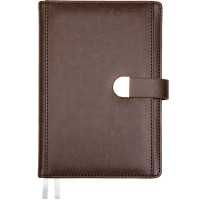 Ежедневник А5 недат. к/з deVENTE "Denver" коричневый, крем.бумага, 136л, магнит. заст. арт.2234613