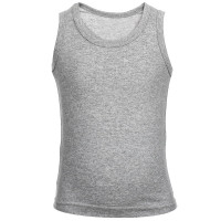 Майка для мальчика размер 34/134-140 100% х/б цвет серый