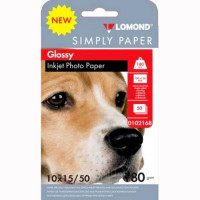 Фотобумага Lomond А5 50л. 180г/м2 1ст. глянцевая (0102168)