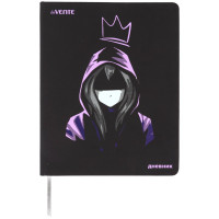 Дневник школьный твердая обложка кожзам (deVENTE)  I'm Queen шелкография, ляссе арт.2020574