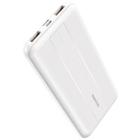 Внешний аккумулятор Borofone BJ13 Sage(10000mAh,пластик,дисплей,2 USB выхода,Type-C,QC3.0,PD,3.0A) цв.белый