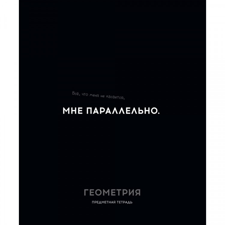 Тетрадь предметная 48 листов (Profit) Остроумие и отвага Геометрия эконом-вариант арт.48-2402