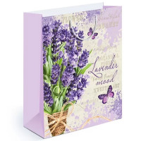 Пакет подароч. бумаж.32*26см "Лаванда" арт.15.11.01311