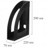 Вертикальный накопитель 70мм (Attache Economy) Респект черный арт.477246