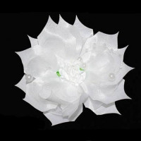 Бант для волос белый Arco Carino см арт.138