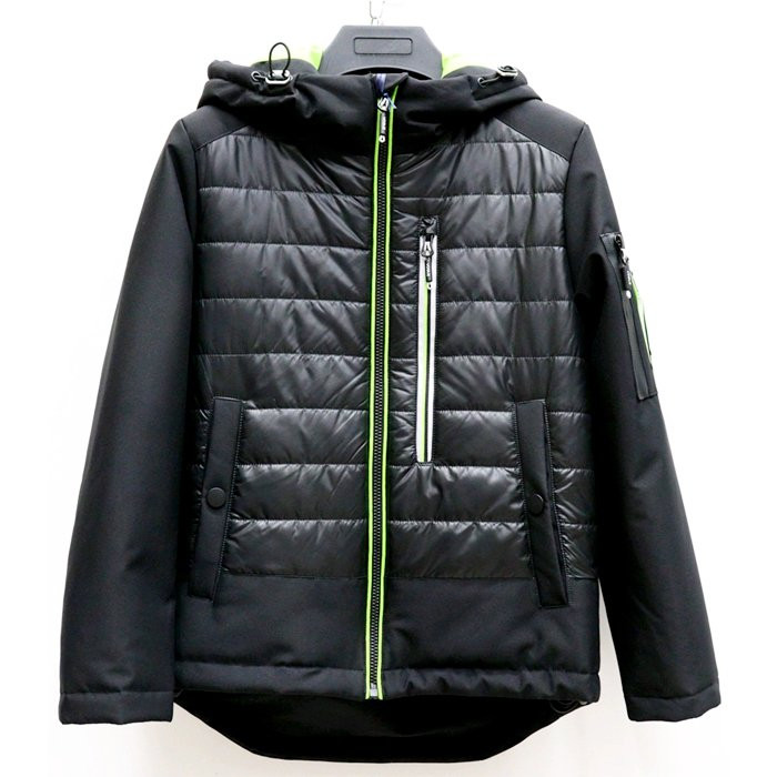 Куртка осенняя  для мальчика (VENEDISE) арт.89602-4 размерный ряд 30/122-40/152 цвет черный