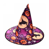 Шляпа карнавальная "Яркая ведьмочка" арт.770-0373