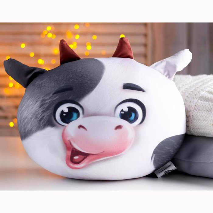 Игрушка мягкая СГ "Пятнистая буренка" арт.5177436