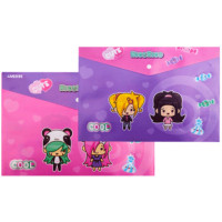 Папка-конверт на кнопке А4 (deVENTE) 180мкм NicoNico:-) арт.3071222