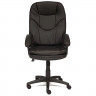 Кресло для руководителя пластик/эко-кожа COMFORT LT  черный (36-6)
