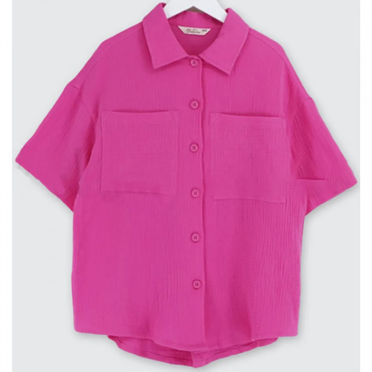 Рубашка для девочки арт.Deloras 22274 размер 34/134-44/164 цвет розовый