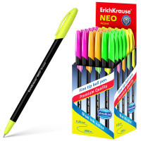 Ручка шар. н/проз.корп. (ErichKrause) Neo Accent синий, 0,7мм, игла, однораз. арт.55386 (Ст.50)