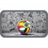 Пенал 2 отделения (ОНИКС) ПК 11-9 Мировой футбол 190*110 ламинированный картон выборочный лак. (Ст.36)
