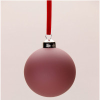 Шар пластик 08см матовый цв.насыщенно красно-фиолетовый 115 арт.РШ2115