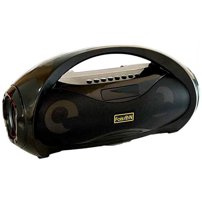 Колонка портативная FaisON KM-S2, Bluetooth,USB,FM,USB,T,MIC IN черный