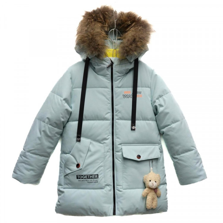 Куртка зимняя для девочки (MULTIBREND) арт.scs-836-3 цвет голубой
