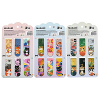 Закладка-магнит (Mazari) Котики 6 штук 5,8х2см ассорти арт.M-3389