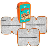 Пенал 3 отделения (deVente) 205х120мм Meow конгревное тиснение арт.7013305