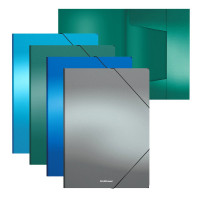 Папка на резинке А4 37мм пл. 0,6мм ассорти ErichKrause Matt Ice Metallic арт.50399 (Ст.4)