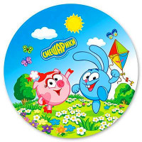 Тарелки бумажные "Смешарики" 8шт/наб. D-17см арт.1502-0653