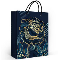 Пакет подароч. бумаж. 23*18см "Синяя роза" арт.15.11.02671