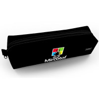 Пенал-косметичка 1 отделение (Hatber) Mircotof мягкий 210х45х45мм арт.NPk_62177