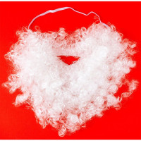 Борода «Дедушка Мороз» на резинке арт.9652974