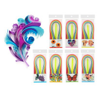 Бумага для квиллинга 170 полос 20 цветов (Mazari) ассорти арт.M-4311