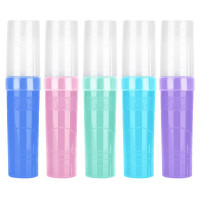 Пенал-тубус 1 отделение пластиковый (СТАММ) пастельные цвета ассорти арт.ПН-31461