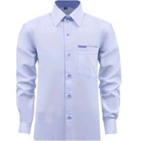 Сорочка детская длинный рукав размерный ряд 29/116-122-36/158-164 цвет голубой Brostem арт.DS1A69-6d