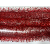 Мишура 2м №24 45мм "Норка" цв.красный (Ст.50/100)