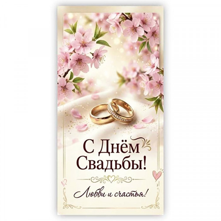 Конверт для денег В День Свадьбы! арт.5КХ-00328