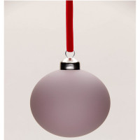 Шар пластик 08см матовый цв.бледно красно-фиолетовый 117 арт.РШ2117