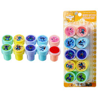 Штампик (Mazari) набор 10 штук 2,5х3,6 см Ушастик ассорти арт.BA-10780