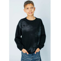 Джемпер для мальчика (DELORAS) артикул W55529 размер 34/134-44/164 цвет черный