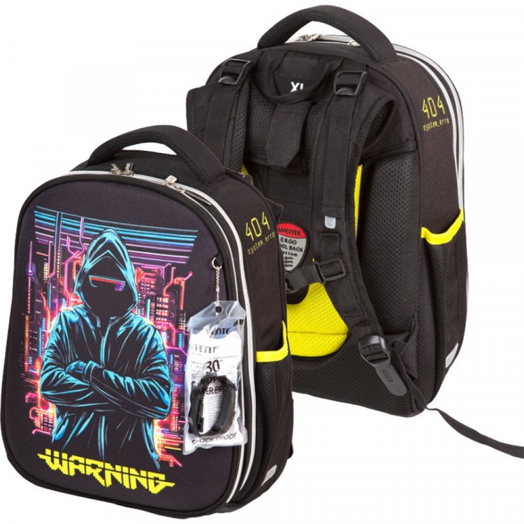 Ранец для мальчика школьный (deVENTE) Choice. Cyber + брелок 38x28x16см арт.7033534