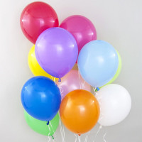 Шар воздушный 100шт/наб. 30см "Пастель" цв.ассорти арт.5423168