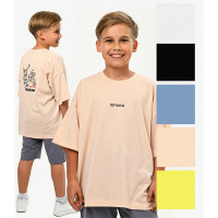 Футболка для мальчика арт.3052  размер 36/140-46/170 цвет бежевый