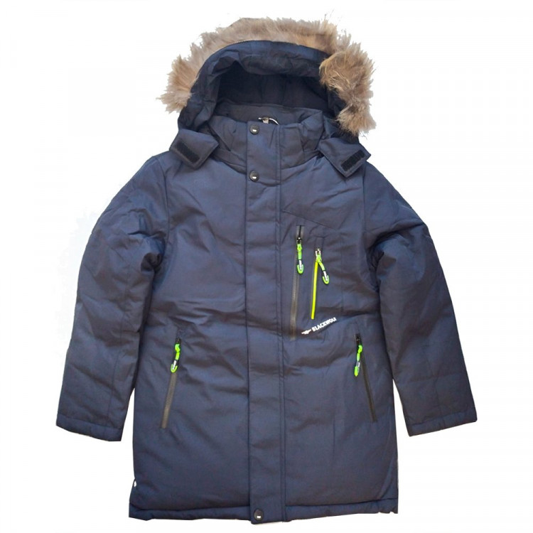 Куртка зимняя для мальчика (BWF) арт.jxx-23-27-1 цвет синий