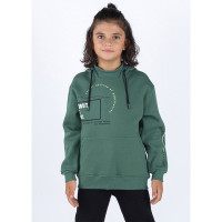 Толстовка для мальчика артикул (DMB) 4929 размер 32/128-44/164 цвет зеленый